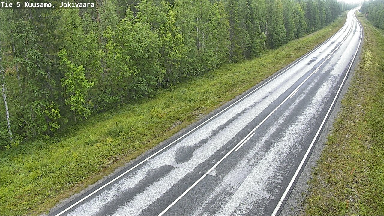 Weather Camera Image Road 5 Kuusamo, Jokivaara, Kuusamo, Pohjois-Pohjanmaa