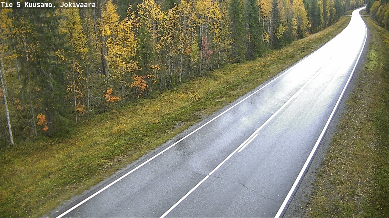 Weather Camera Image Road 5 Kuusamo, Jokivaara, Kuusamo, Pohjois-Pohjanmaa