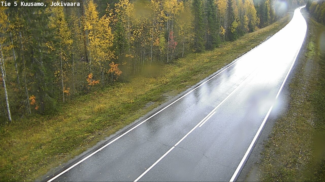 Weather Camera Image Road 5 Kuusamo, Jokivaara, Kuusamo, Pohjois-Pohjanmaa