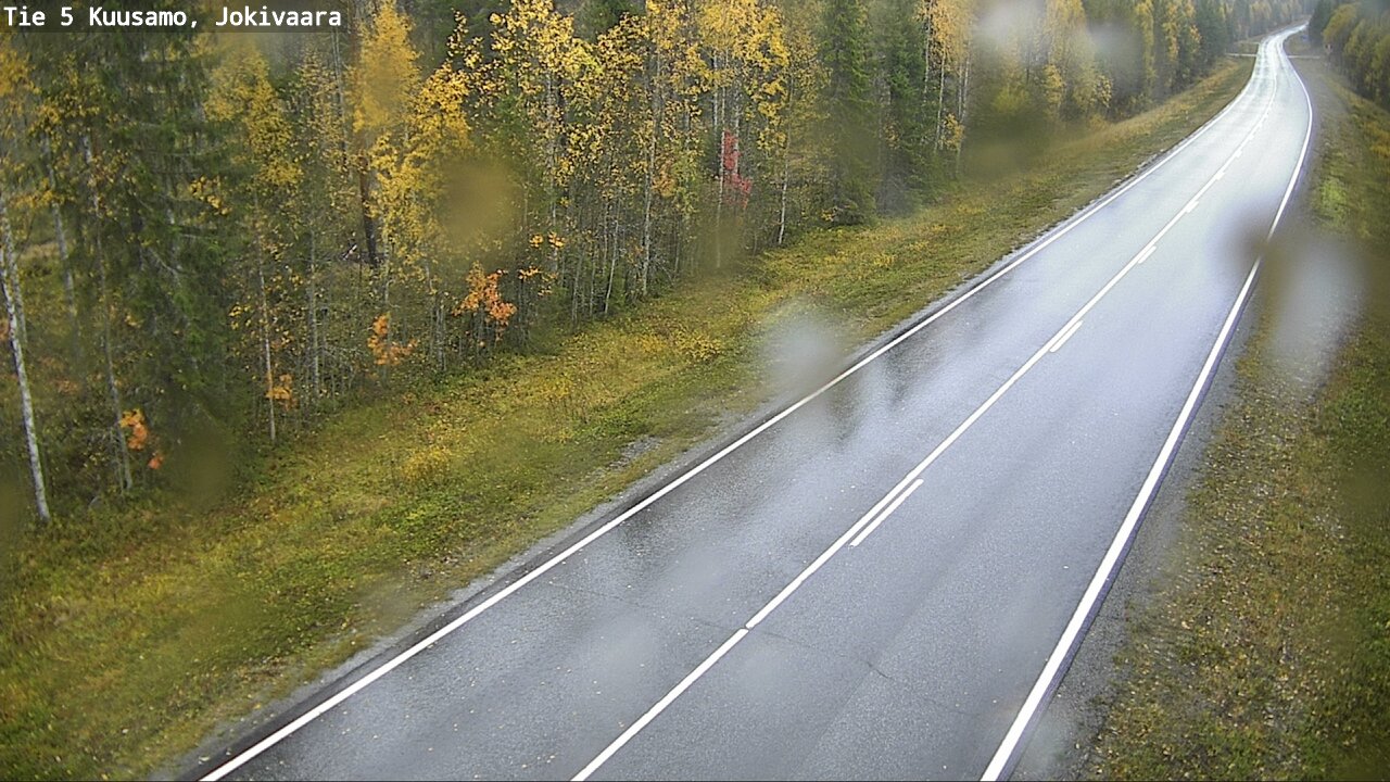 Weather Camera Image Road 5 Kuusamo, Jokivaara, Kuusamo, Pohjois-Pohjanmaa