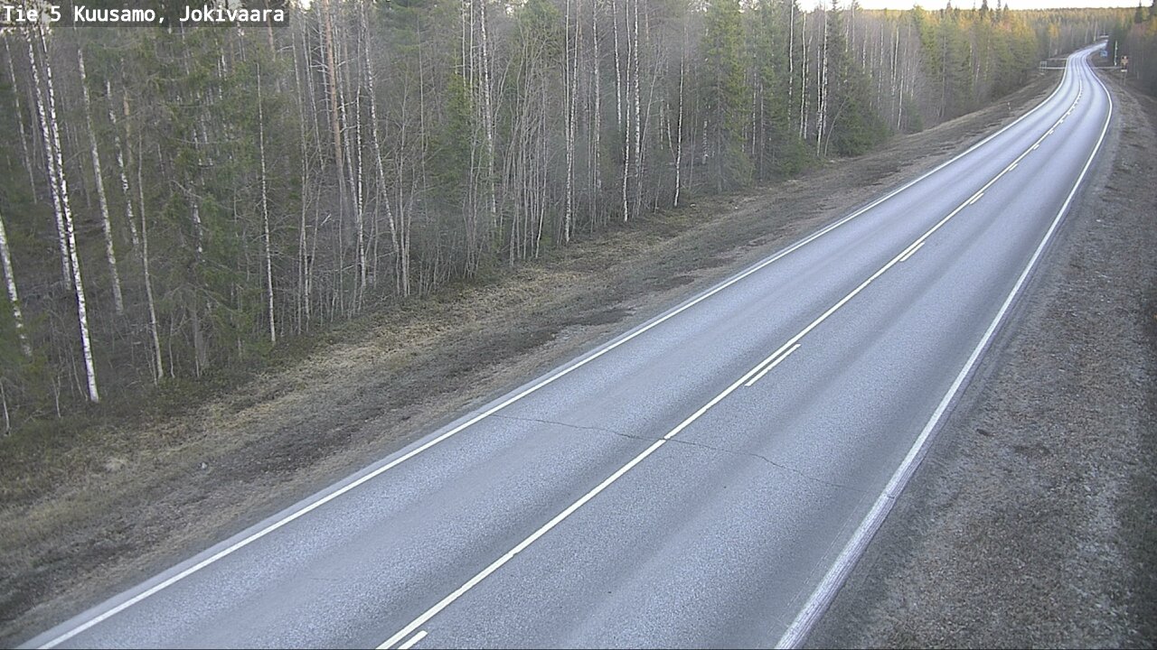 Kelikamerat Kuva Tie 5 Kuusamo, Jokivaara, Kuusamo, Pohjois-Pohjanmaa