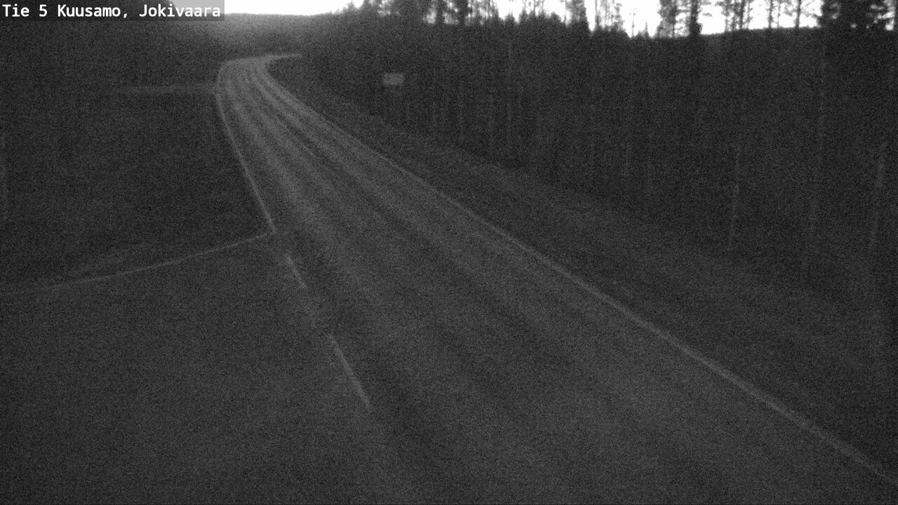 Weather Camera Image Väg 5 Kuusamo, Jokivaara, Kuusamo, Pohjois-Pohjanmaa