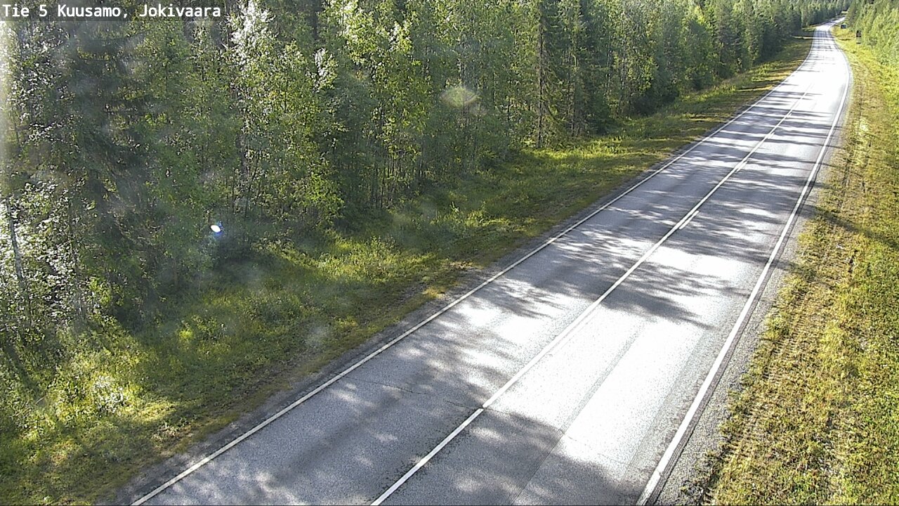 Weather Camera Image Road 5 Kuusamo, Jokivaara, Kuusamo, Pohjois-Pohjanmaa