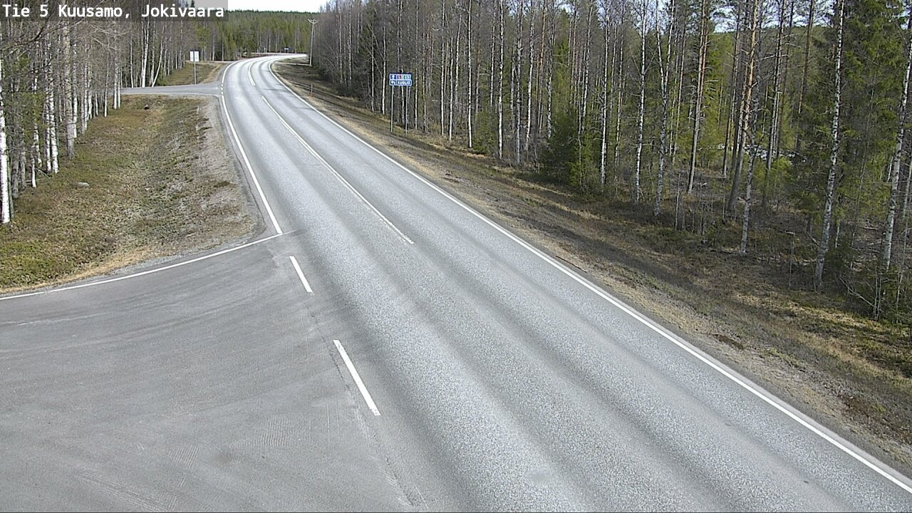 Kelikamerat Kuva Tie 5 Kuusamo, Jokivaara, Kuusamo, Pohjois-Pohjanmaa