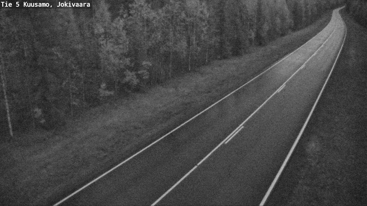 Weather Camera Image Road 5 Kuusamo, Jokivaara, Kuusamo, Pohjois-Pohjanmaa