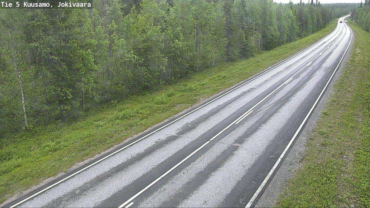 Kelikamerat Kuva Tie 5 Kuusamo, Jokivaara, Kuusamo, Pohjois-Pohjanmaa