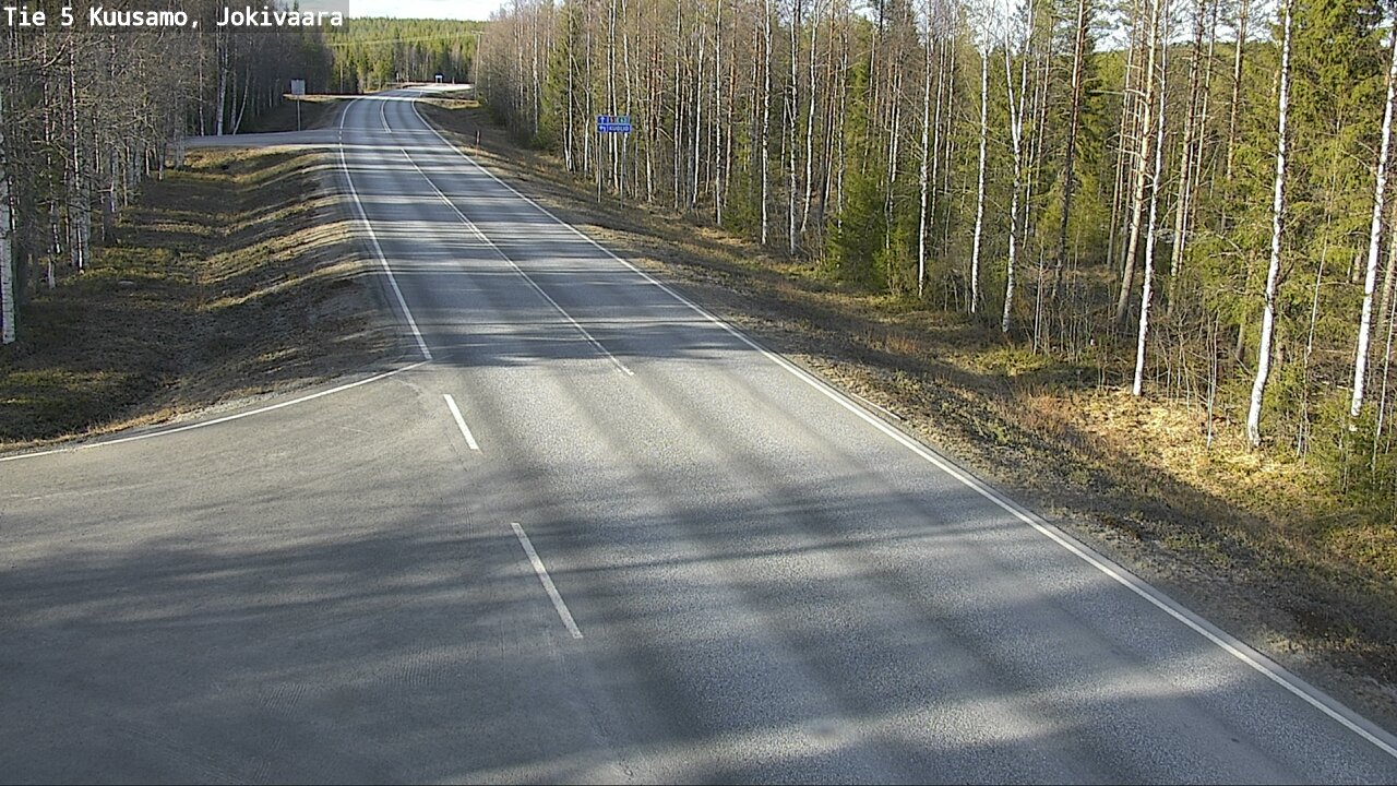 Kelikamerat Kuva Tie 5 Kuusamo, Jokivaara, Kuusamo, Pohjois-Pohjanmaa