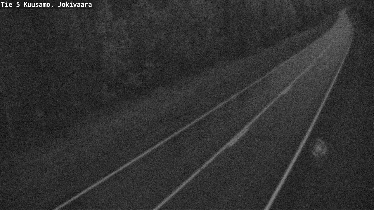 Weather Camera Image Road 5 Kuusamo, Jokivaara, Kuusamo, Pohjois-Pohjanmaa