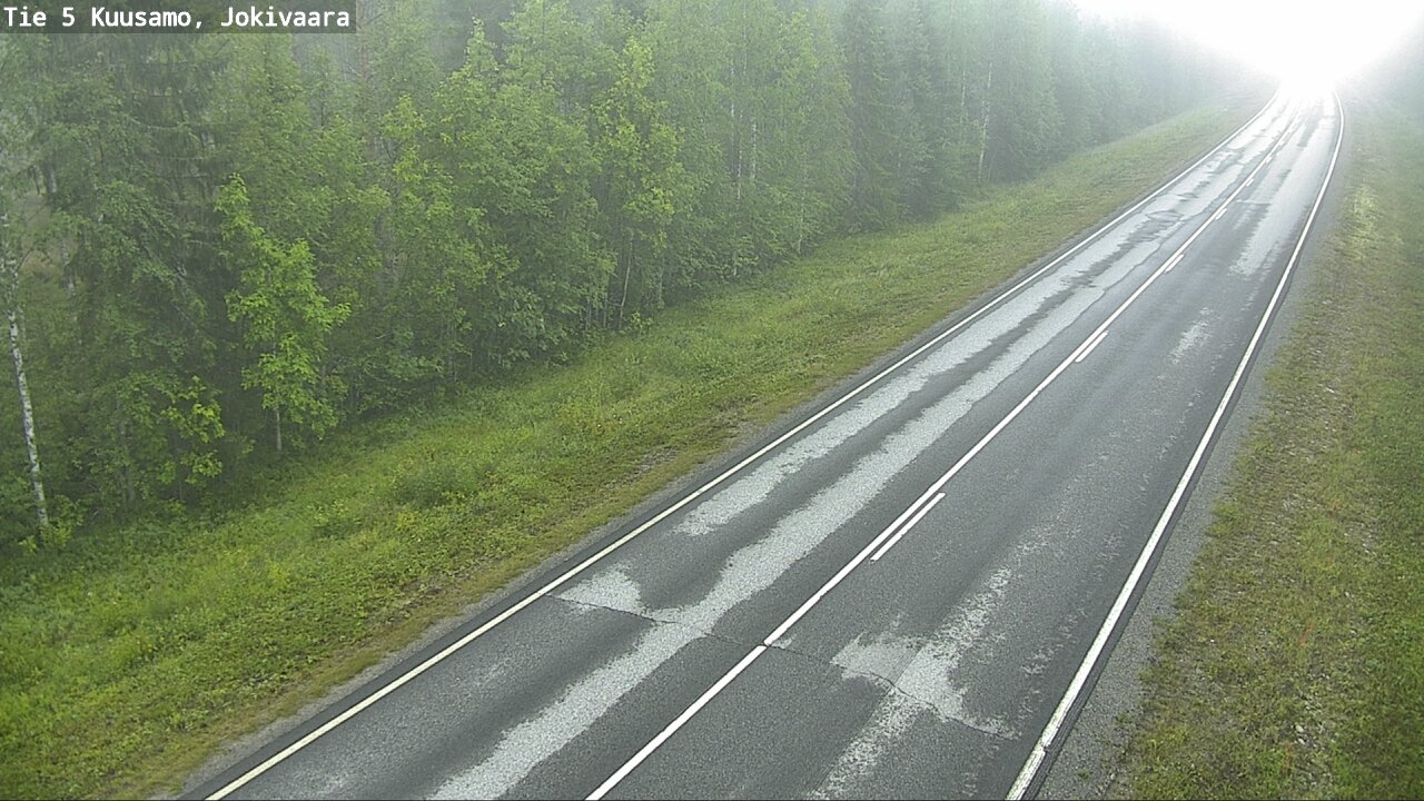 Weather Camera Image Road 5 Kuusamo, Jokivaara, Kuusamo, Pohjois-Pohjanmaa
