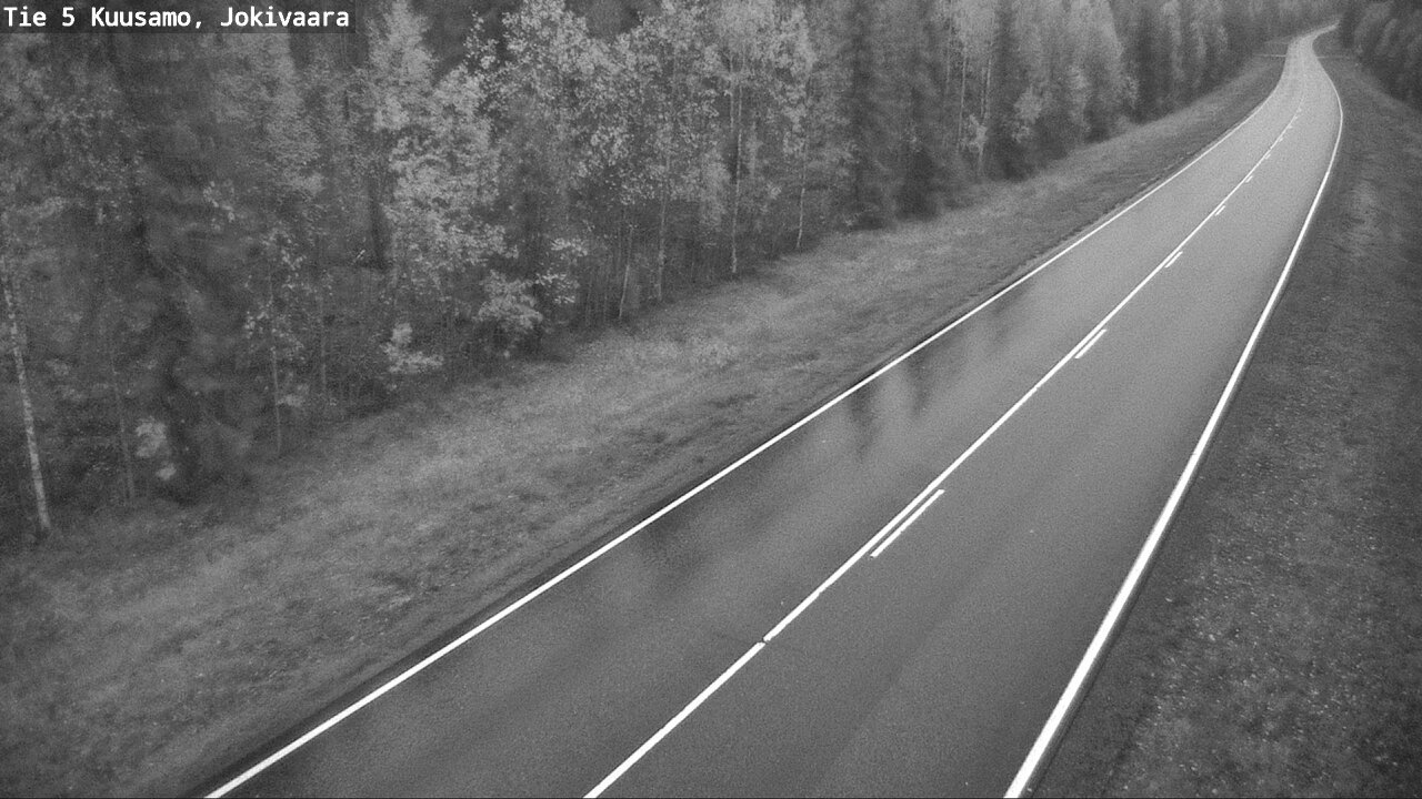 Weather Camera Image Road 5 Kuusamo, Jokivaara, Kuusamo, Pohjois-Pohjanmaa