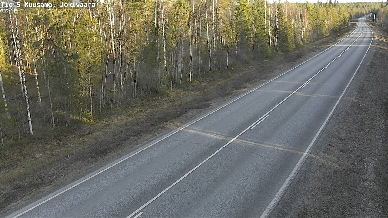 Kelikamerat Kuva Tie 5 Kuusamo, Jokivaara, Kuusamo, Pohjois-Pohjanmaa