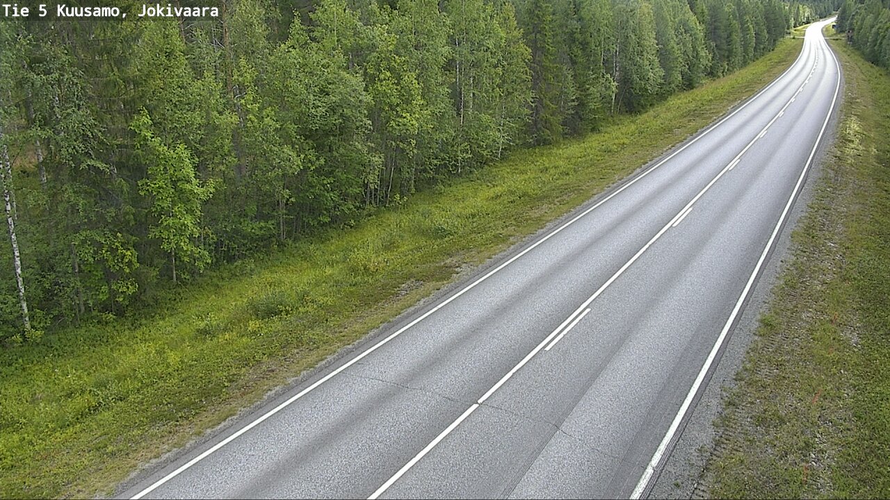 Kelikamerat Kuva Tie 5 Kuusamo, Jokivaara, Kuusamo, Pohjois-Pohjanmaa
