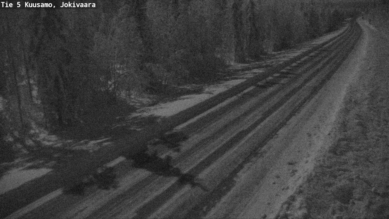Weather Camera Image Road 5 Kuusamo, Jokivaara, Kuusamo, Pohjois-Pohjanmaa