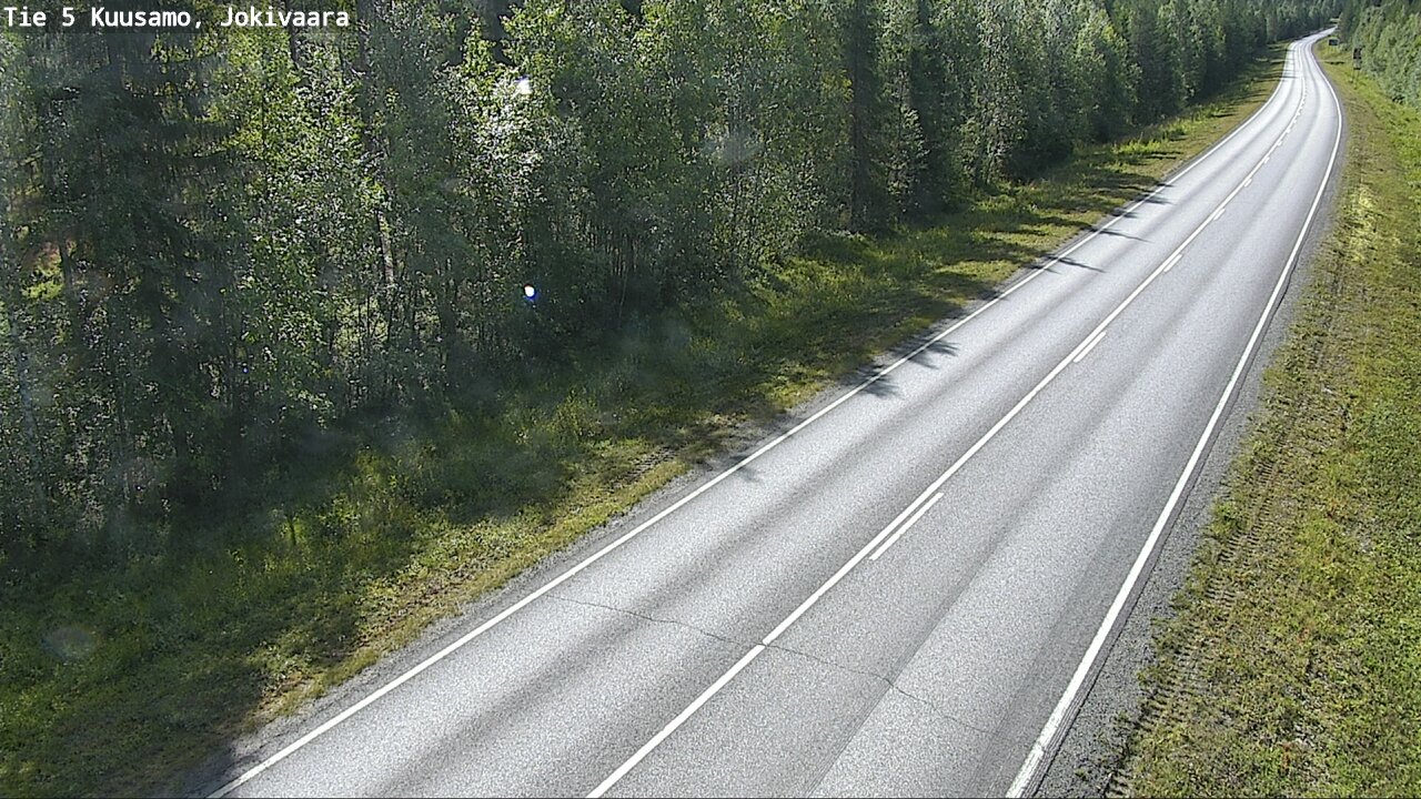 Weather Camera Image Road 5 Kuusamo, Jokivaara, Kuusamo, Pohjois-Pohjanmaa