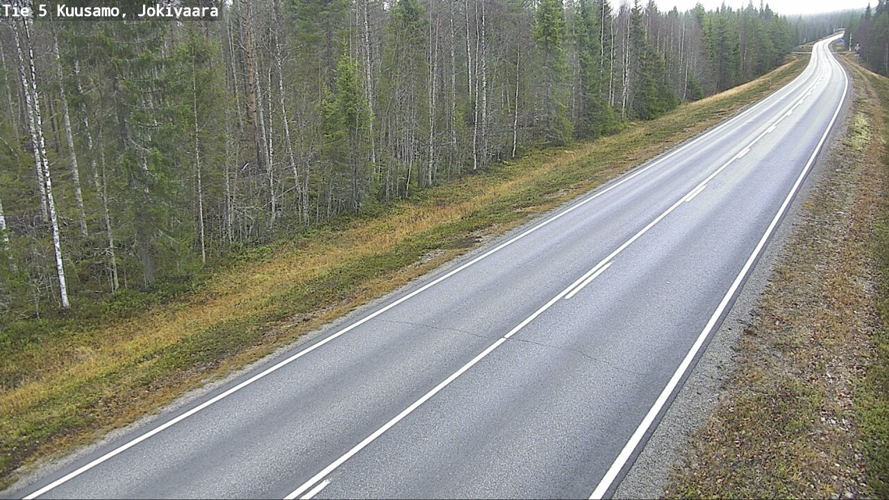 Kelikamerat Kuva Tie 5 Kuusamo, Jokivaara, Kuusamo, Pohjois-Pohjanmaa