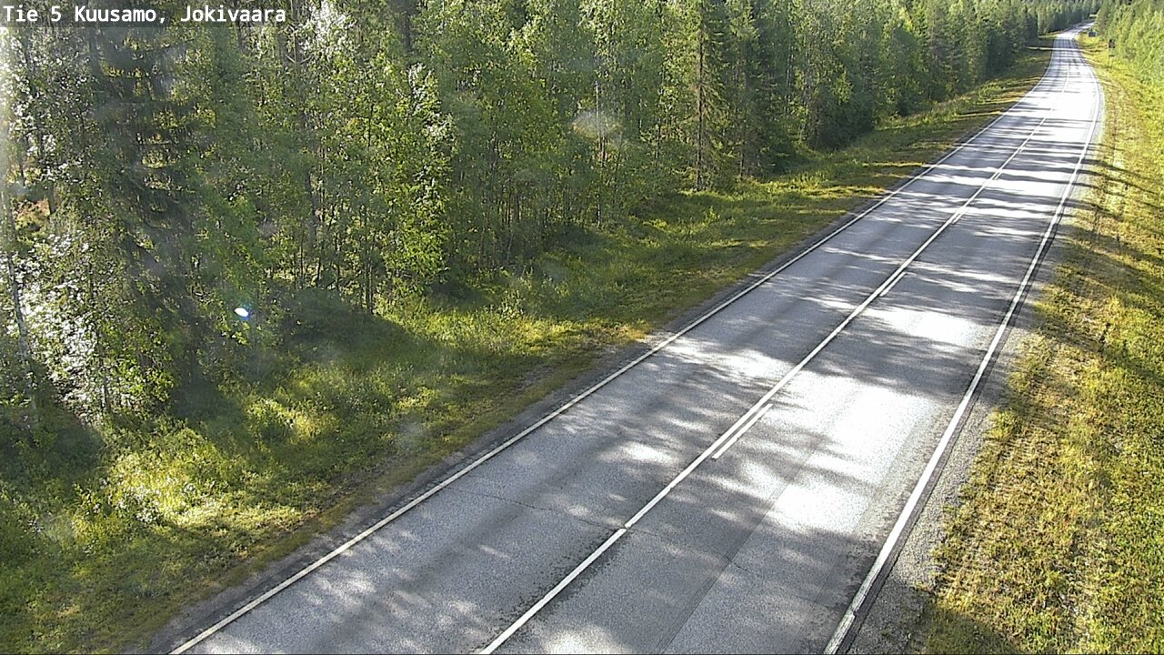 Weather Camera Image Road 5 Kuusamo, Jokivaara, Kuusamo, Pohjois-Pohjanmaa