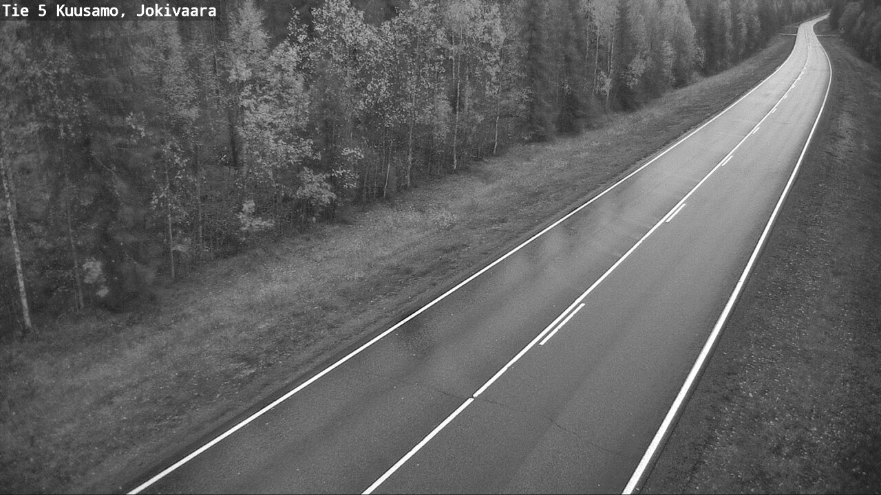 Weather Camera Image Road 5 Kuusamo, Jokivaara, Kuusamo, Pohjois-Pohjanmaa
