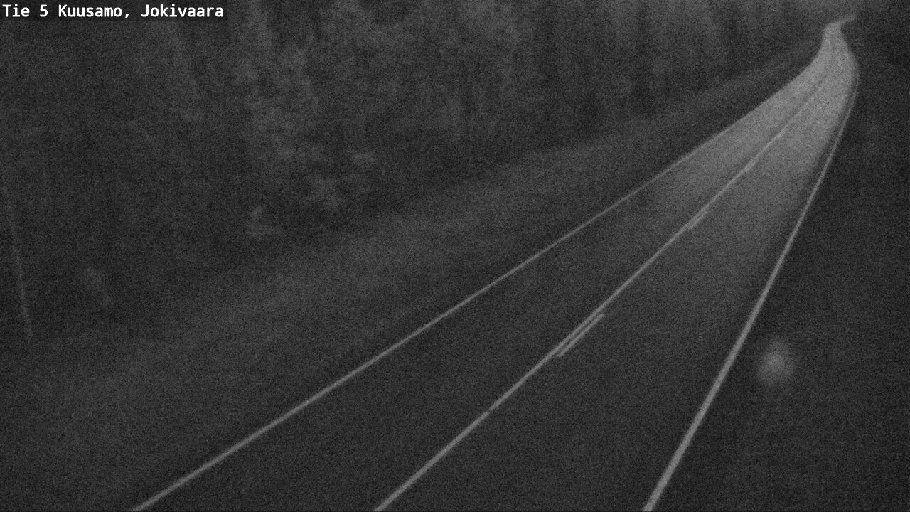 Weather Camera Image Road 5 Kuusamo, Jokivaara, Kuusamo, Pohjois-Pohjanmaa