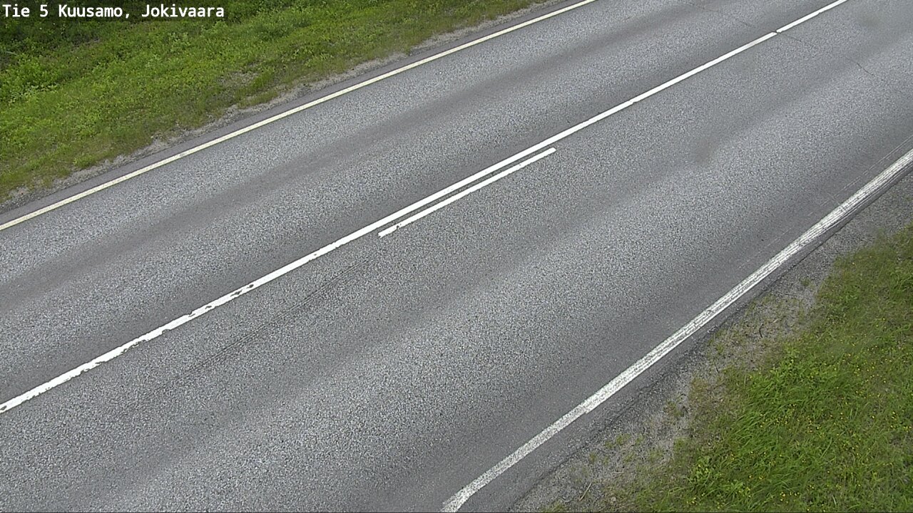 Weather Camera Image Road 5 Kuusamo, Jokivaara, Kuusamo, Pohjois-Pohjanmaa