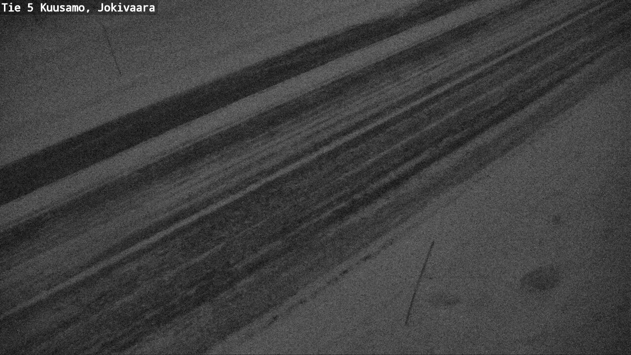 Weather Camera Image Väg 5 Kuusamo, Jokivaara, Kuusamo, Pohjois-Pohjanmaa