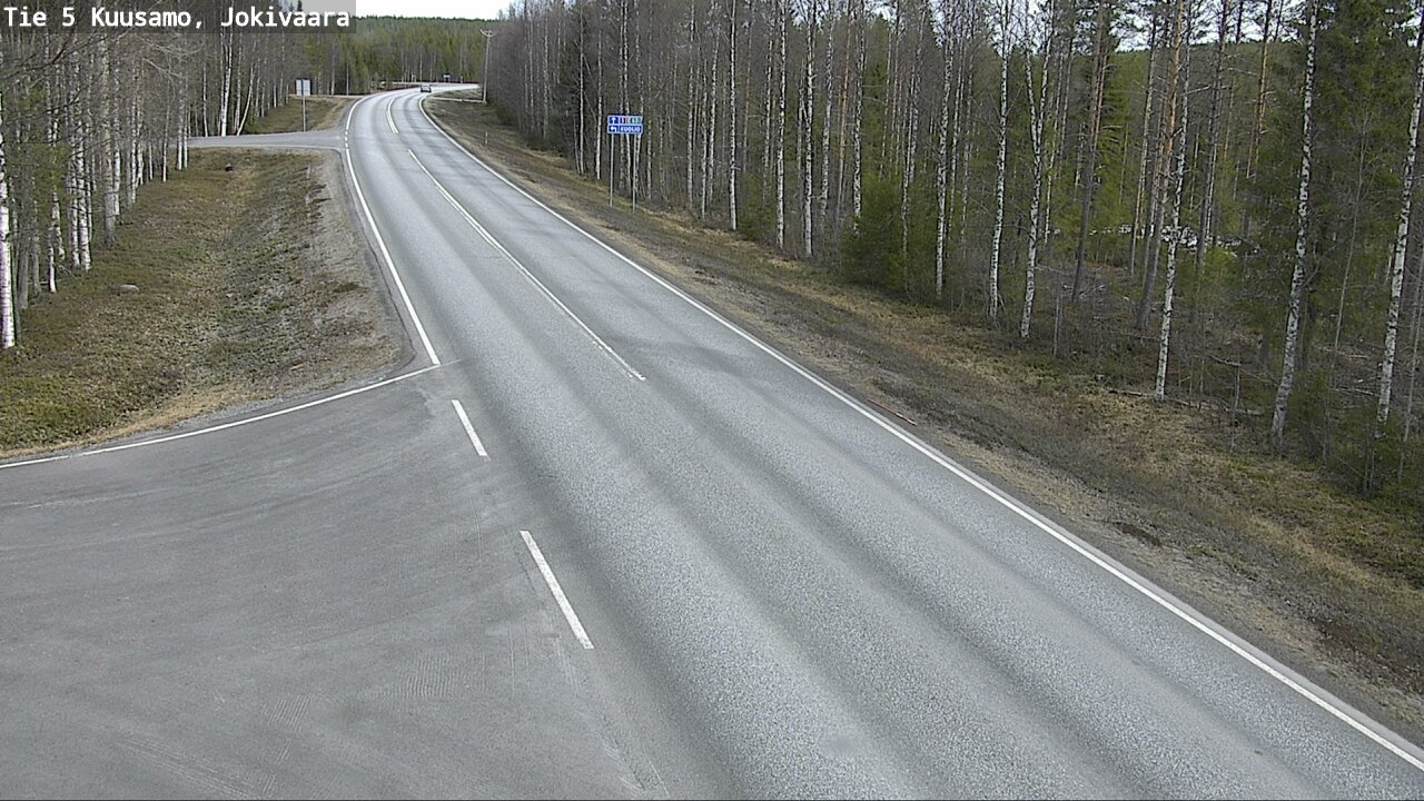 Kelikamerat Kuva Tie 5 Kuusamo, Jokivaara, Kuusamo, Pohjois-Pohjanmaa
