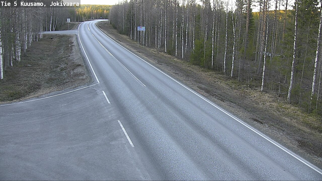 Kelikamerat Kuva Tie 5 Kuusamo, Jokivaara, Kuusamo, Pohjois-Pohjanmaa