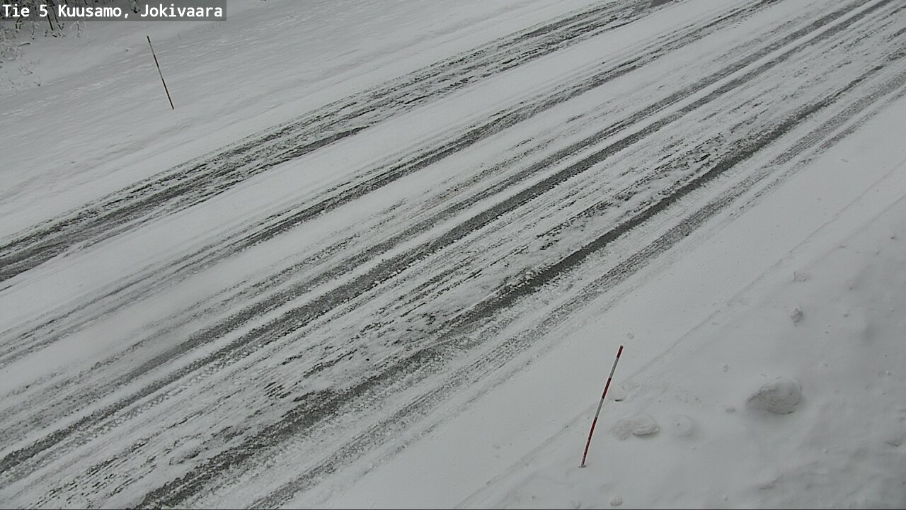 Weather Camera Image Väg 5 Kuusamo, Jokivaara, Kuusamo, Pohjois-Pohjanmaa