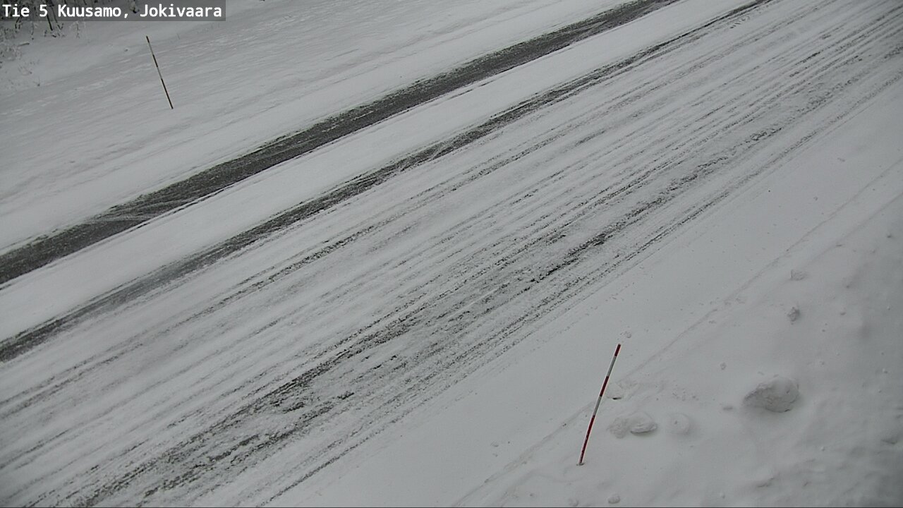 Weather Camera Image Väg 5 Kuusamo, Jokivaara, Kuusamo, Pohjois-Pohjanmaa