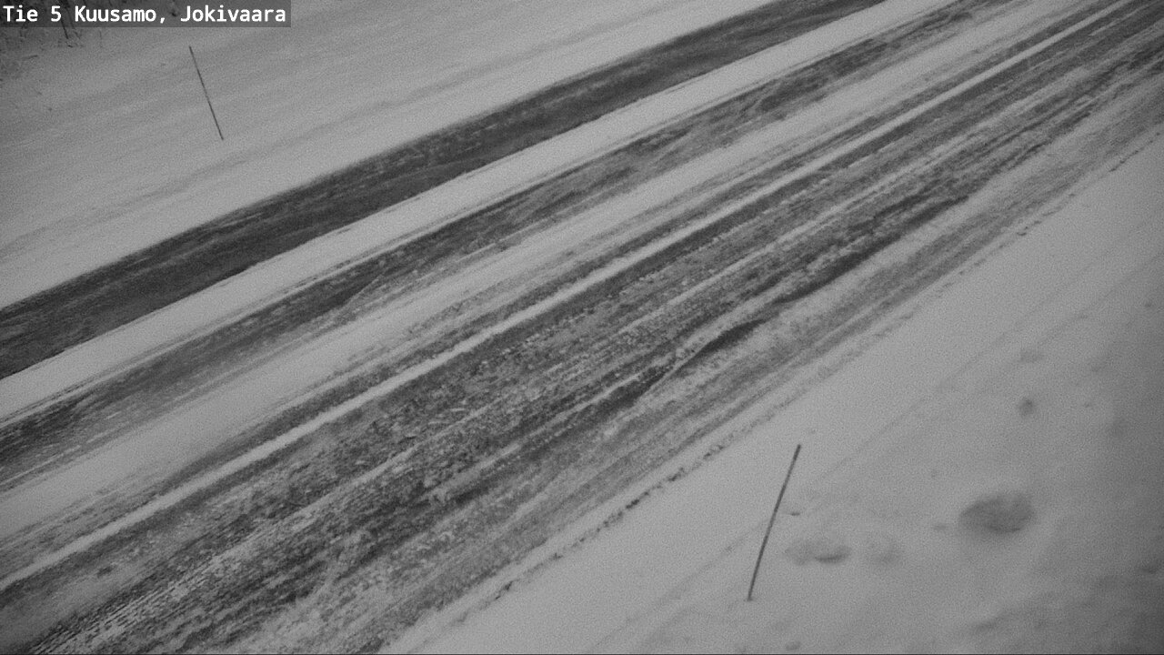 Weather Camera Image Väg 5 Kuusamo, Jokivaara, Kuusamo, Pohjois-Pohjanmaa