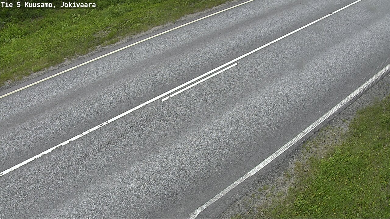 Weather Camera Image Väg 5 Kuusamo, Jokivaara, Kuusamo, Pohjois-Pohjanmaa