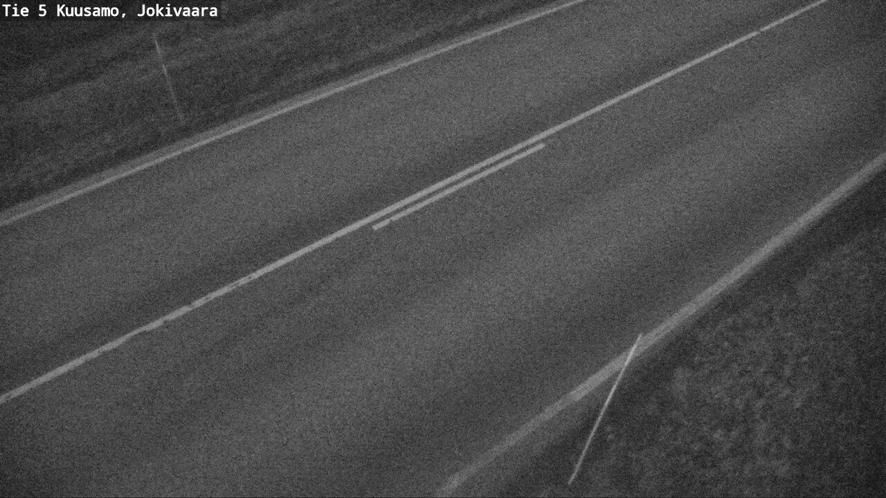 Weather Camera Image Väg 5 Kuusamo, Jokivaara, Kuusamo, Pohjois-Pohjanmaa