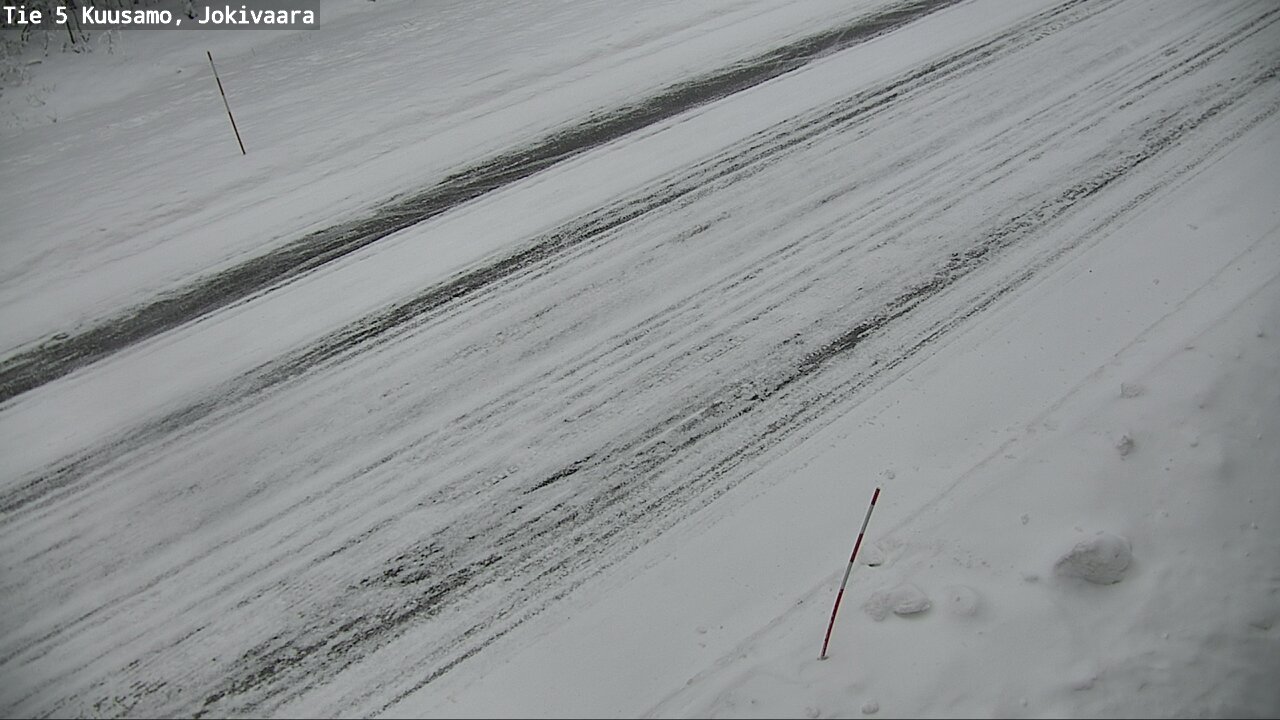 Weather Camera Image Väg 5 Kuusamo, Jokivaara, Kuusamo, Pohjois-Pohjanmaa