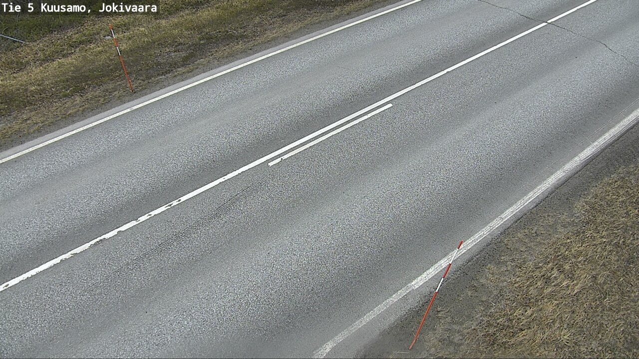 Weather Camera Image Road 5 Kuusamo, Jokivaara, Kuusamo, Pohjois-Pohjanmaa