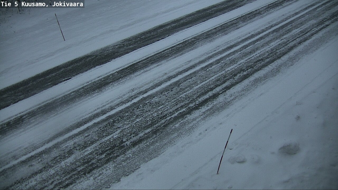 Weather Camera Image Väg 5 Kuusamo, Jokivaara, Kuusamo, Pohjois-Pohjanmaa