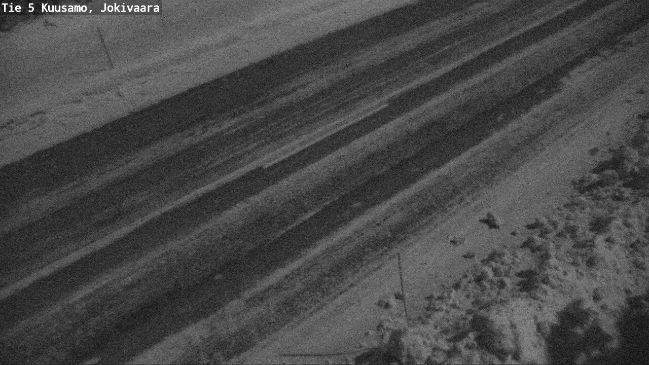 Weather Camera Image Road 5 Kuusamo, Jokivaara, Kuusamo, Pohjois-Pohjanmaa