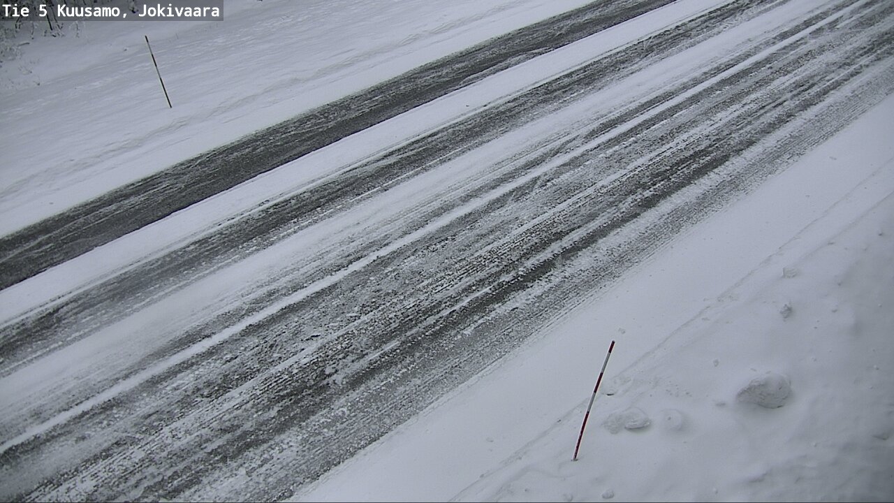 Weather Camera Image Väg 5 Kuusamo, Jokivaara, Kuusamo, Pohjois-Pohjanmaa