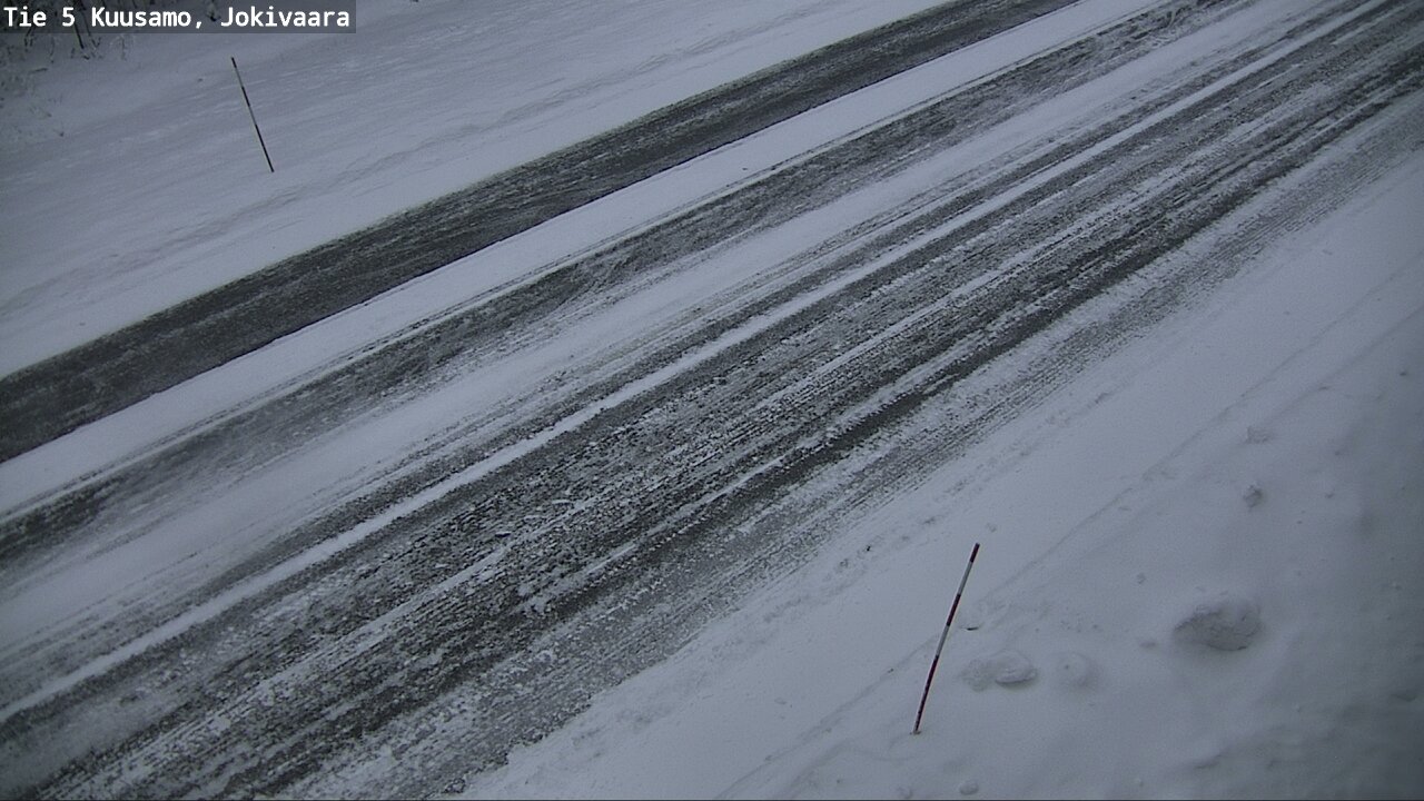 Weather Camera Image Väg 5 Kuusamo, Jokivaara, Kuusamo, Pohjois-Pohjanmaa