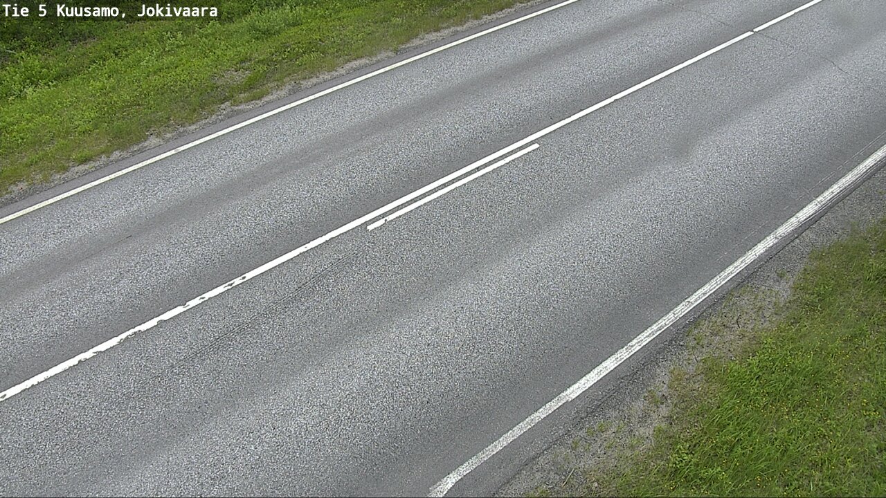 Weather Camera Image Väg 5 Kuusamo, Jokivaara, Kuusamo, Pohjois-Pohjanmaa