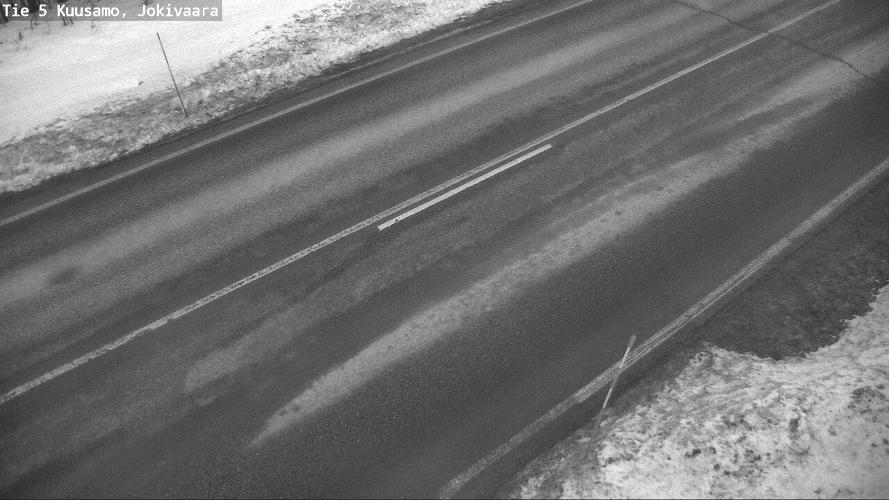 Weather Camera Image Road 5 Kuusamo, Jokivaara, Kuusamo, Pohjois-Pohjanmaa