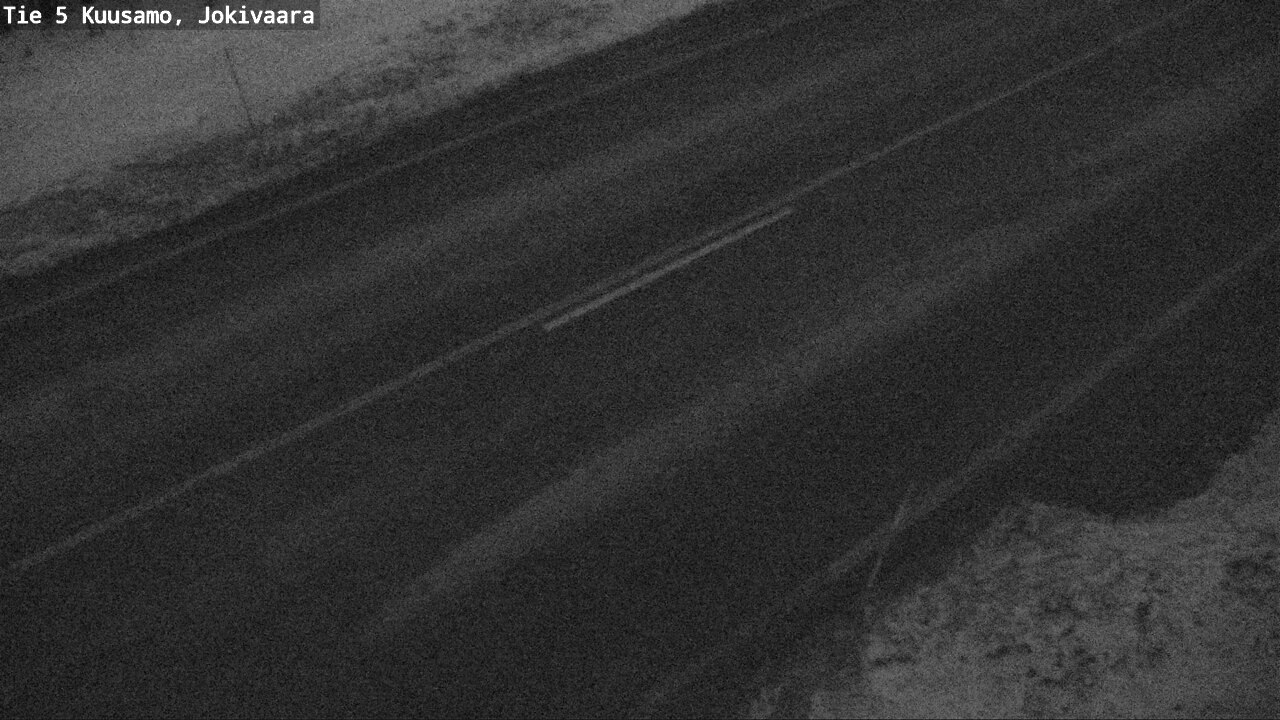 Weather Camera Image Road 5 Kuusamo, Jokivaara, Kuusamo, Pohjois-Pohjanmaa