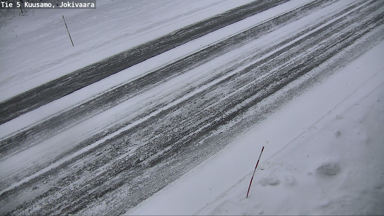 Weather Camera Image Väg 5 Kuusamo, Jokivaara, Kuusamo, Pohjois-Pohjanmaa