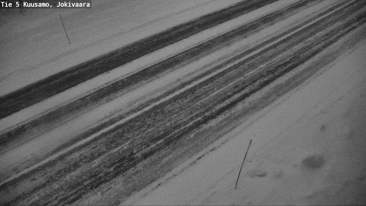 Weather Camera Image Väg 5 Kuusamo, Jokivaara, Kuusamo, Pohjois-Pohjanmaa