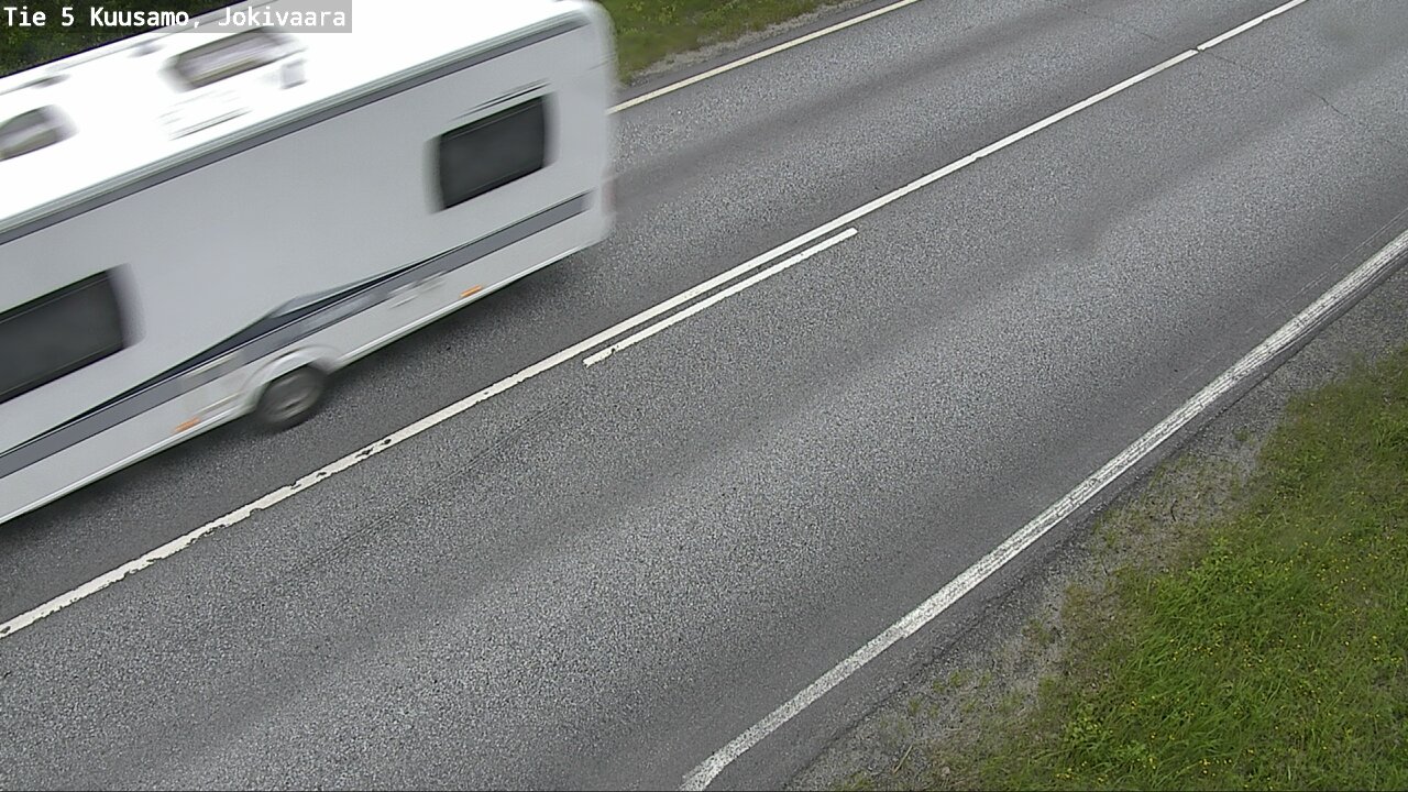 Weather Camera Image Road 5 Kuusamo, Jokivaara, Kuusamo, Pohjois-Pohjanmaa