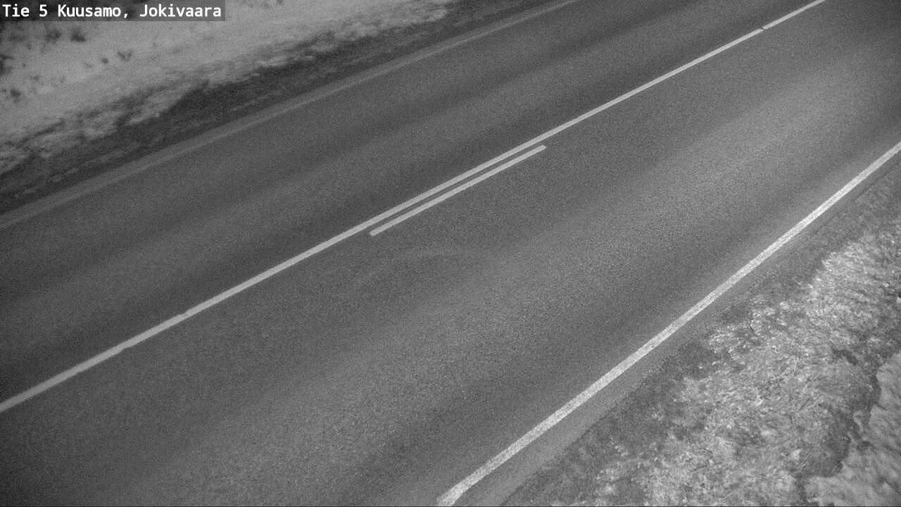 Weather Camera Image Road 5 Kuusamo, Jokivaara, Kuusamo, Pohjois-Pohjanmaa