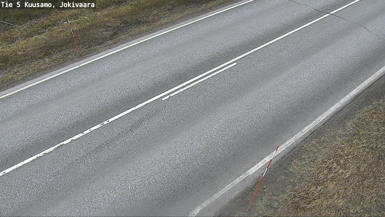 Weather Camera Image Väg 5 Kuusamo, Jokivaara, Kuusamo, Pohjois-Pohjanmaa