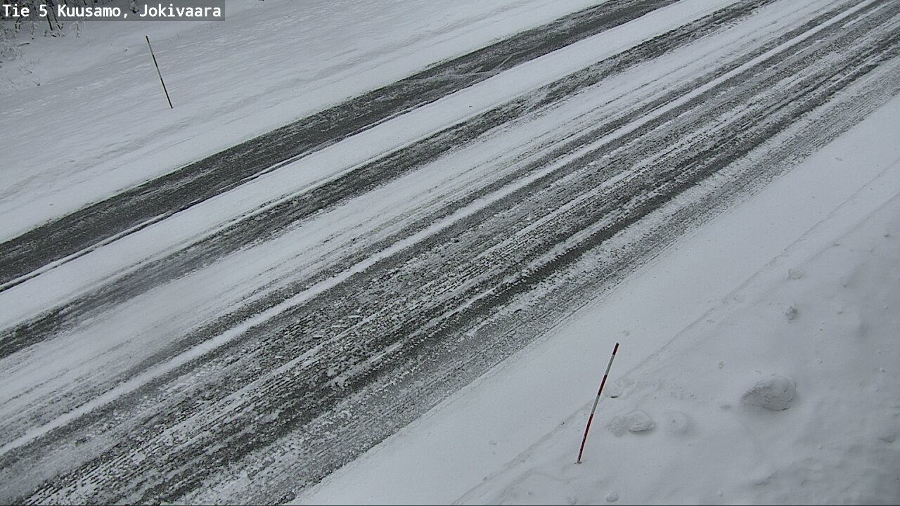 Weather Camera Image Väg 5 Kuusamo, Jokivaara, Kuusamo, Pohjois-Pohjanmaa