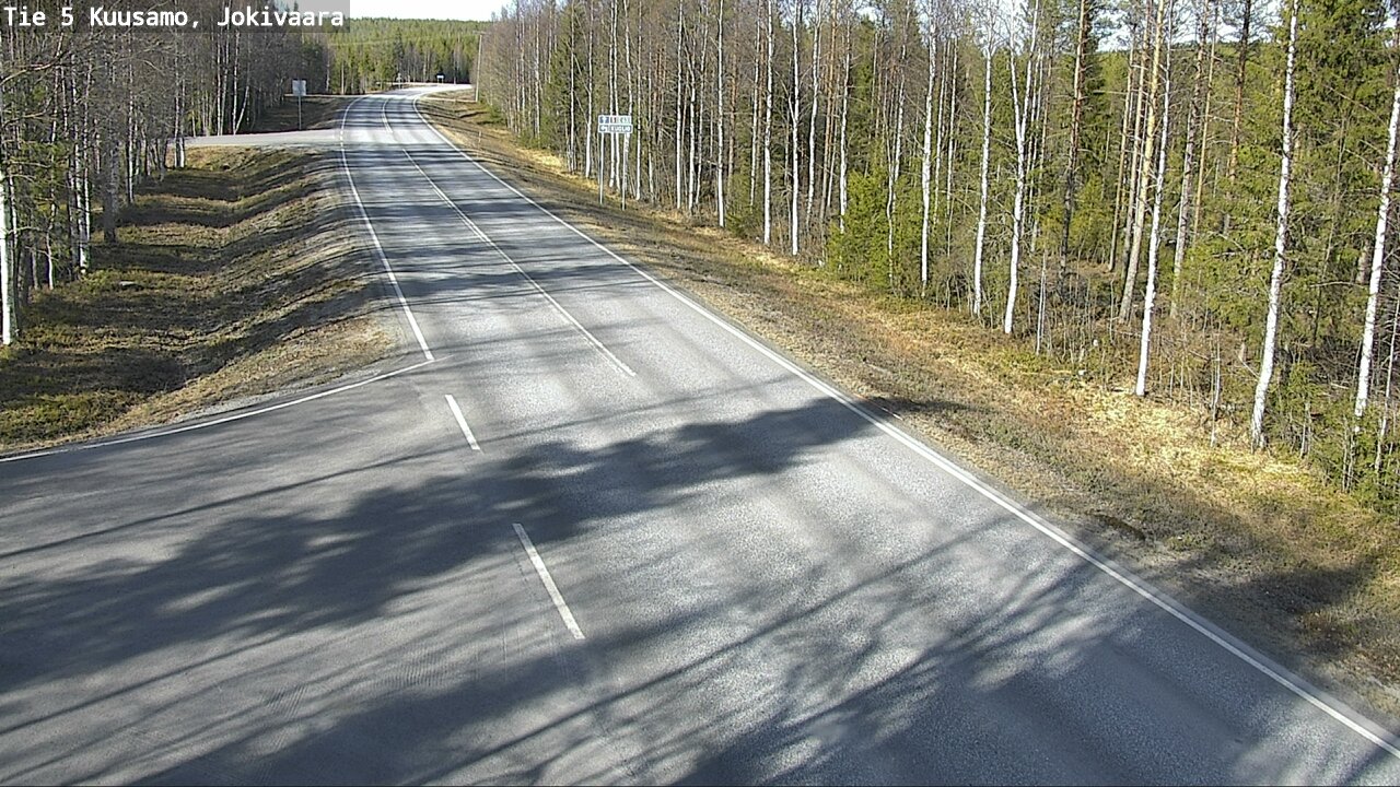 Kelikamerat Kuva Tie 5 Kuusamo, Jokivaara, Kuusamo, Pohjois-Pohjanmaa