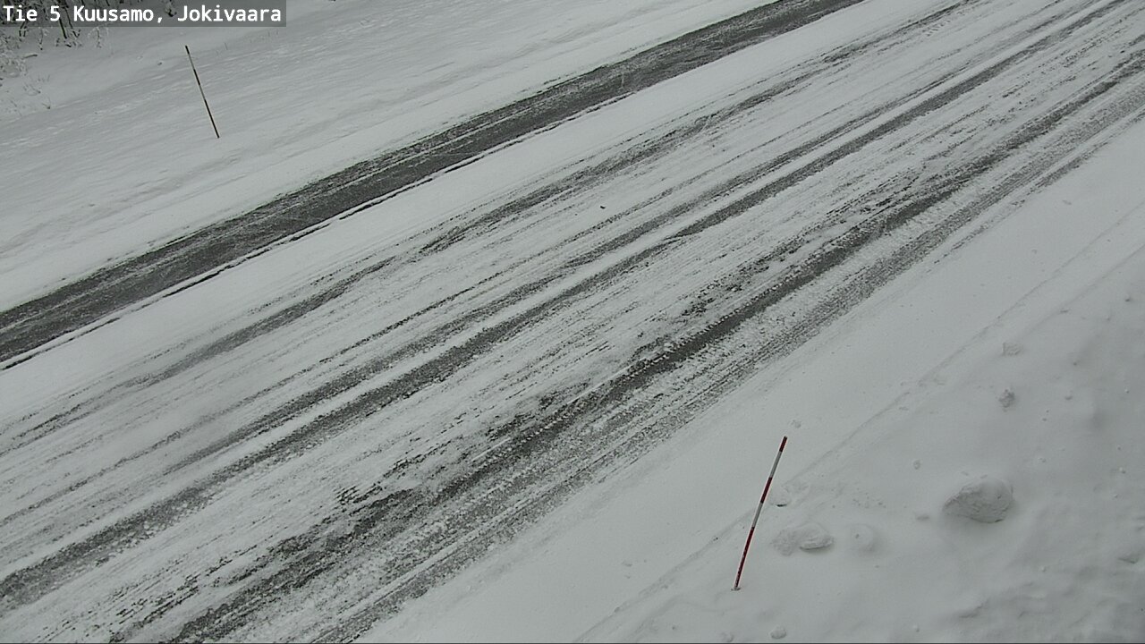 Weather Camera Image Väg 5 Kuusamo, Jokivaara, Kuusamo, Pohjois-Pohjanmaa