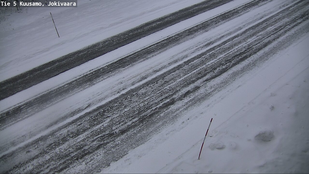 Weather Camera Image Väg 5 Kuusamo, Jokivaara, Kuusamo, Pohjois-Pohjanmaa