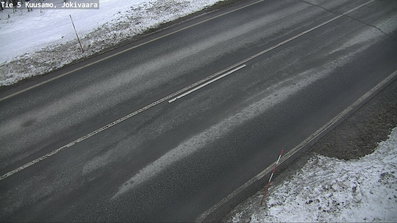 Weather Camera Image Road 5 Kuusamo, Jokivaara, Kuusamo, Pohjois-Pohjanmaa